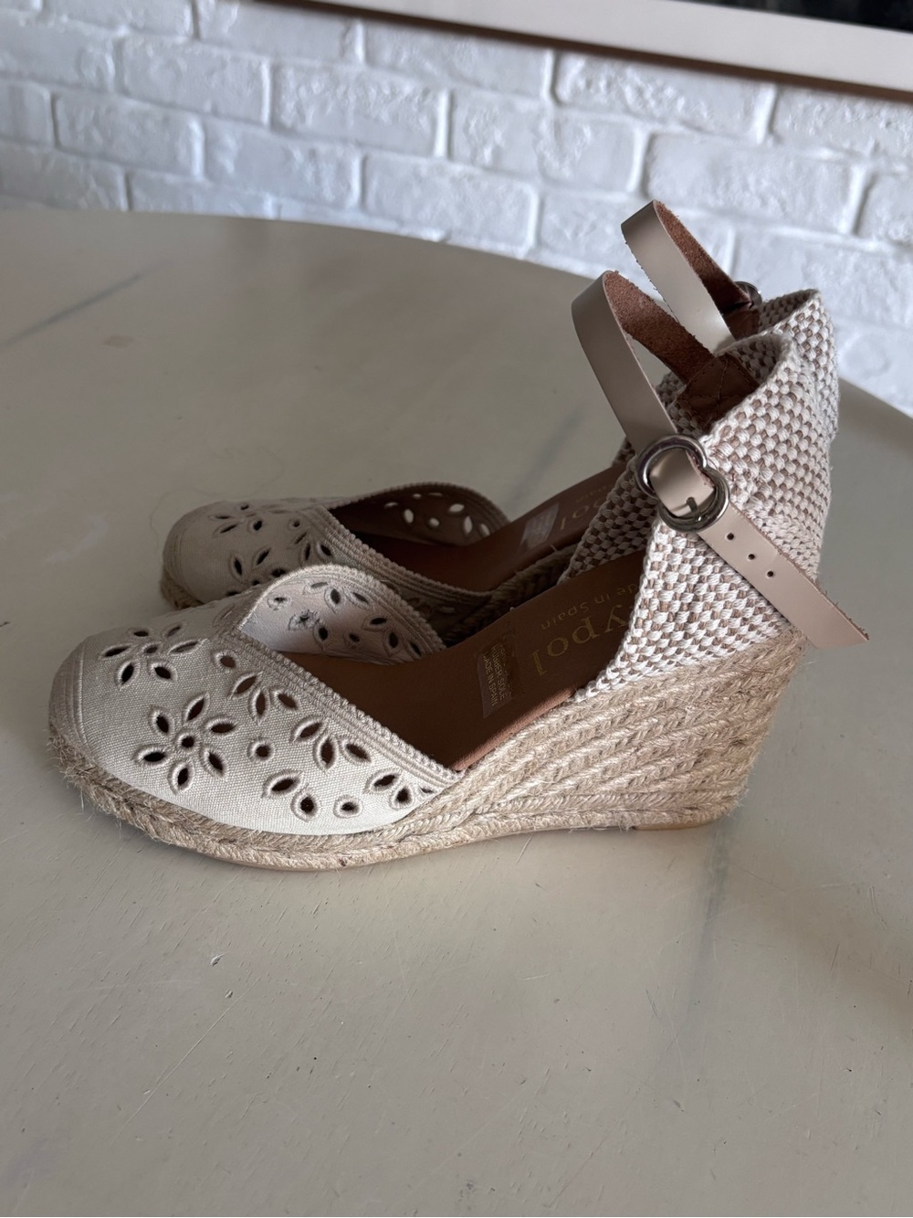 Anthropologie Marypol wedge espadrille